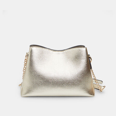 Bolso cruzado de mujer, Dorado Bolso cruzado de mujer, Dorado